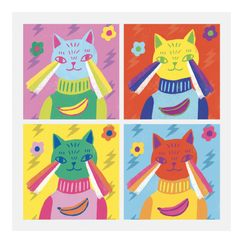 Inspired by Andy Warhol, colaj Djeco [3]