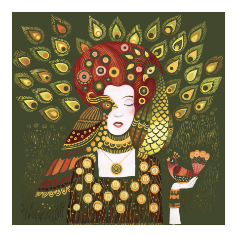Inspired by Gustave Klimt, razuit Zeite aurite, Djeco, 6-7 ani + [3]