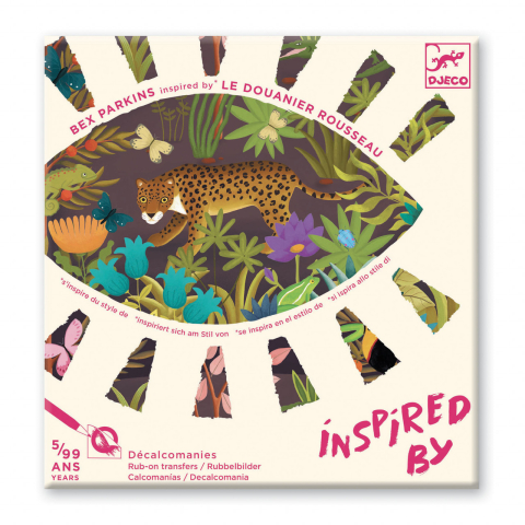Jucarii copii 4-5 ani - Inspired by Le Douanier Rousseau, transfer Candid, Djeco, 4-5 ani +