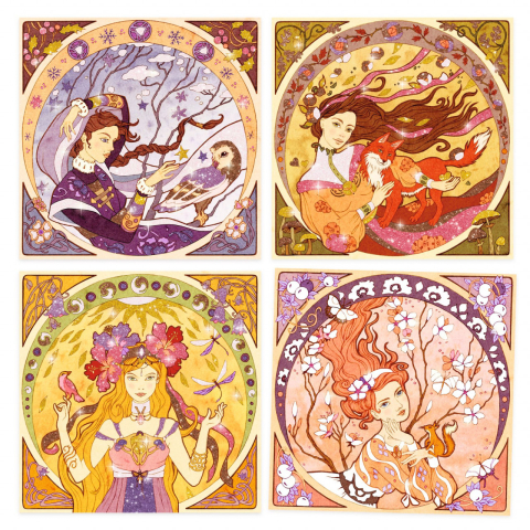 Inspired by Mucha, Djeco, 6-7 ani + [1]