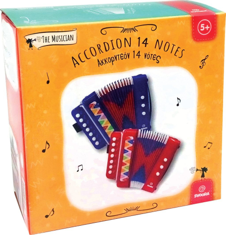 Instrument muzical acordeon albastru [1]
