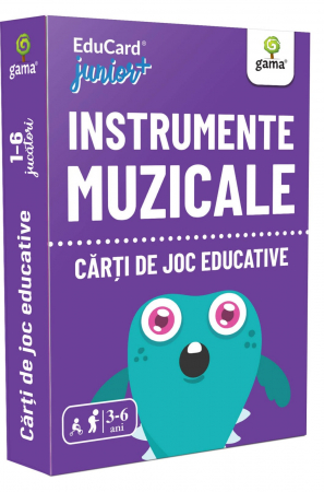 Jucarii si jocuri copii - Instrumente muzicale, Editura Gama, 6-7 ani +