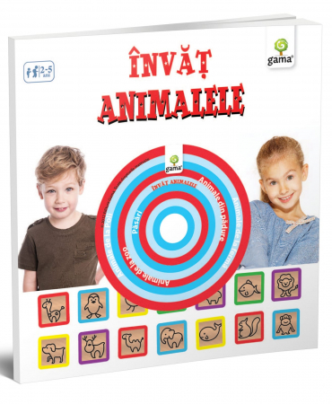 Jucarii baieti - Învăț animalele, Editura Gama, 2-3 ani +