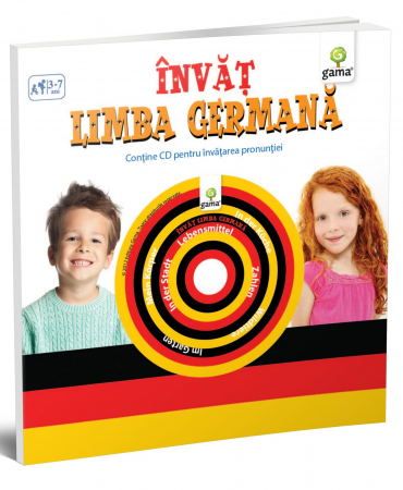 Carti invatare limbi straine - Învăț limba germană, Editura Gama, 4-5 ani +