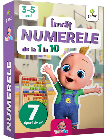 Carti senzoriale bebelusi - Învăț numerele de la 1 la 10