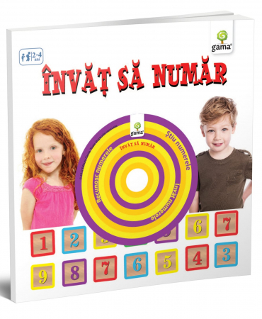 Jucarii baieti - Învăț să număr, Editura Gama, 2-3 ani +