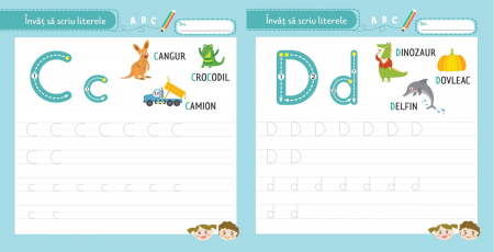Învat sa scriu literele, DPH, 4-5 ani + [2]