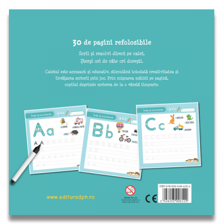 Învat sa scriu literele, DPH, 4-5 ani + [1]