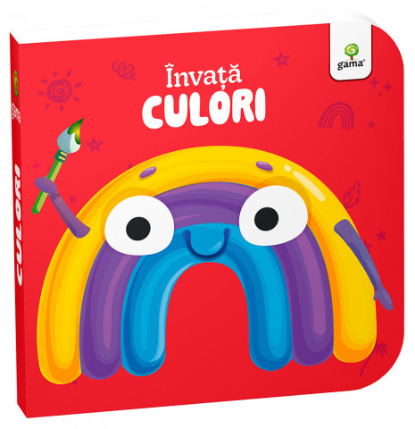 Carti senzoriale bebelusi - Invata CULORI/ Carti cu ochisori