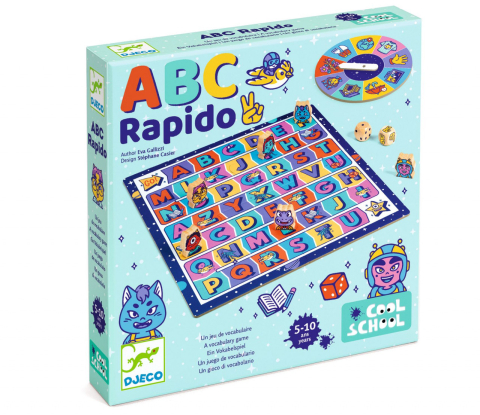 Jucarii copii 8-9 ani - Joc ABC Rapido, Djeco, 6-10 ani