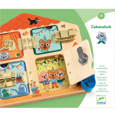 Joc Cabanalock, Djeco, 3 ani+ [1]