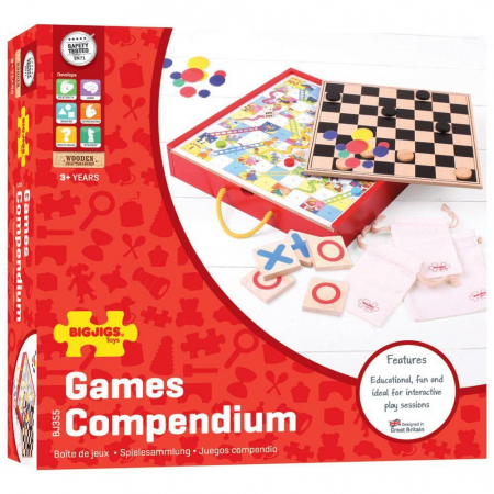 Joc clasic 4 in 1, BIGJIGS Toys, 2-3 ani + [4]