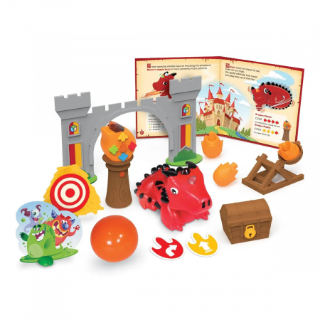 Jucarii copii 4-5 ani - Joc codare - Aventurile dragonului Blazer, Learning Resources, 4-5 ani +