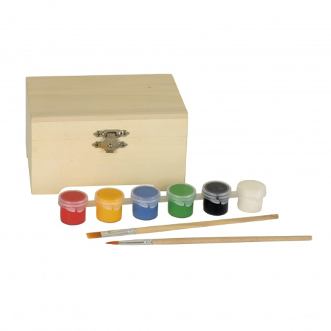 Joc creativ Cutie din lemn de pictat, Egmont Toys, 3 ani+ [3]