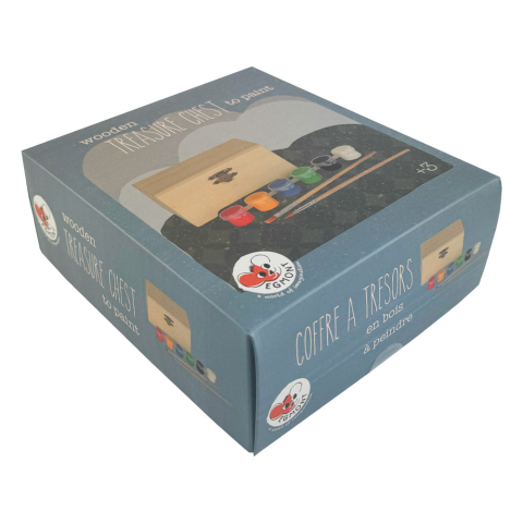 Joc creativ Cutie din lemn de pictat, Egmont Toys, 3 ani+ [1]