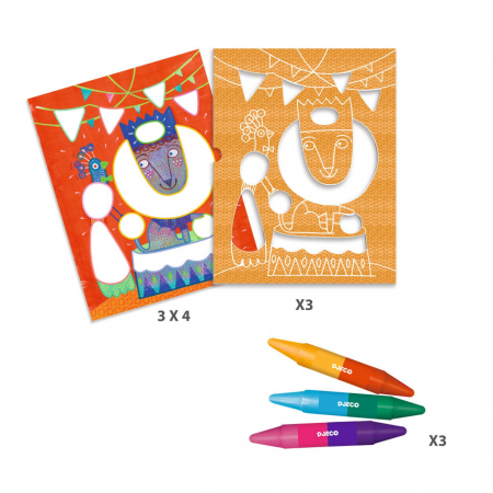 Joc creativ de desenat pentru cei mici, Djeco, 18 luni+ [1]