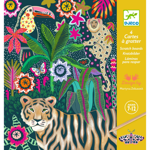 Joc creativ de razuit Rococo, Djeco, 7-12 ani [4]