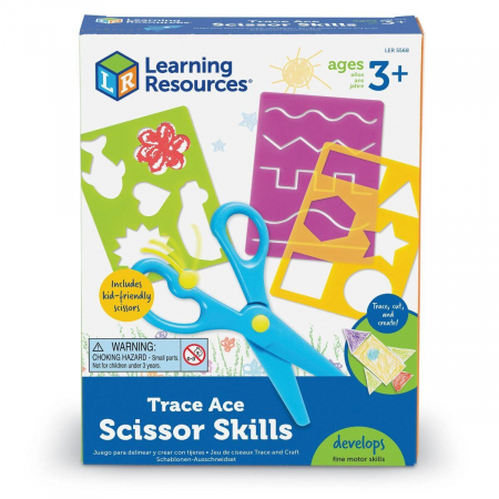 Produse - Joc creativ - Desenat si decupat, Learning Resources, 2-3 ani +