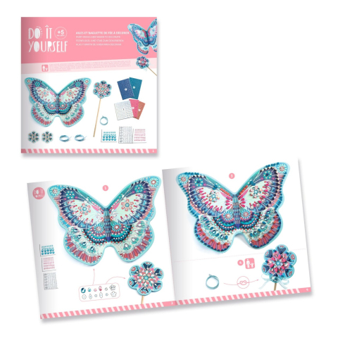 Joc creativ DIY Aripi si bagheta fermecata, Djeco, 5 ani+ [2]