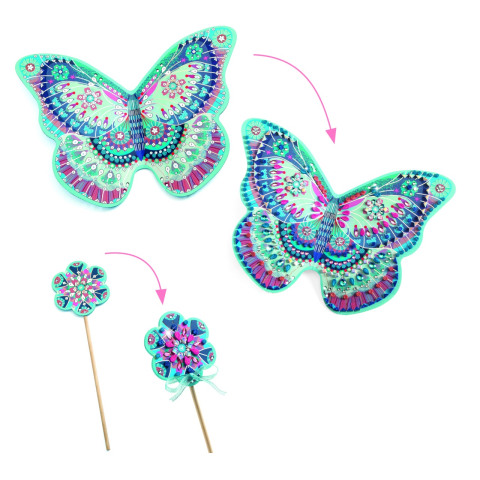 Joc creativ DIY Aripi si bagheta fermecata, Djeco, 5 ani+ [3]