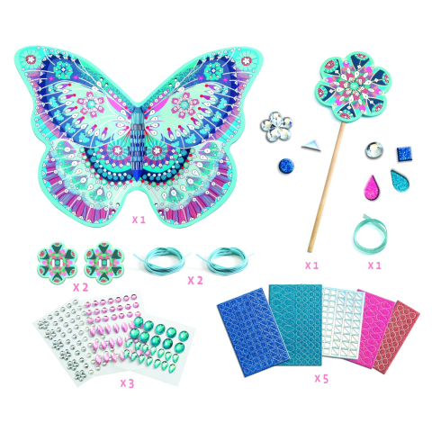 Joc creativ DIY Aripi si bagheta fermecata, Djeco, 5 ani+ [1]