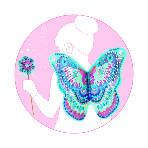 Joc creativ DIY Aripi si bagheta fermecata, Djeco, 5 ani+ [4]