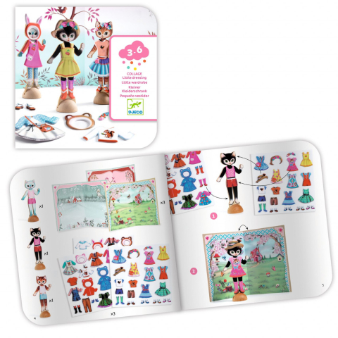 Joc creativ Mica garderoba, Djeco, 3-6 ani [3]