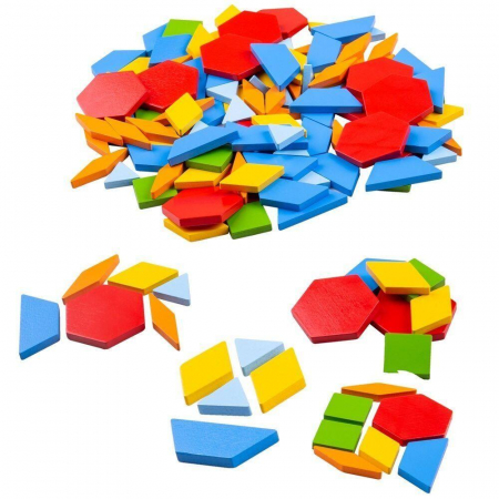 Vârsta - Joc creativ - Mozaic, BIGJIGS Toys, 2-3 ani +