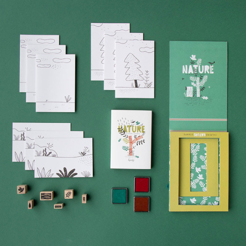 Joc creativ Stampile Natura, Londji, 4-5 ani + [1]