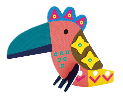 Joc creativ Stick N Play cu scene 3D si stickere repozitionabile - Animale Safari [4]