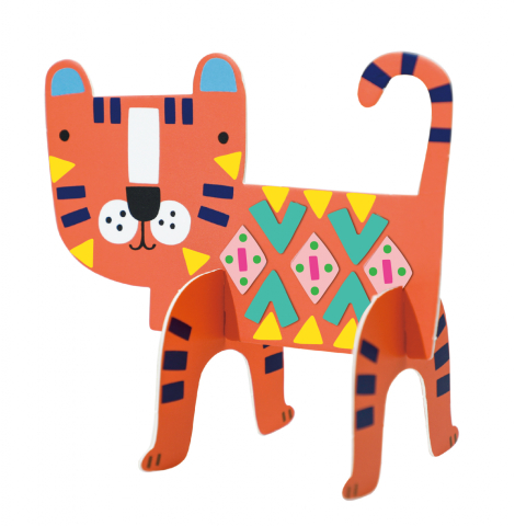 Joc creativ Stick N Play cu scene 3D si stickere repozitionabile - Animale Safari [9]