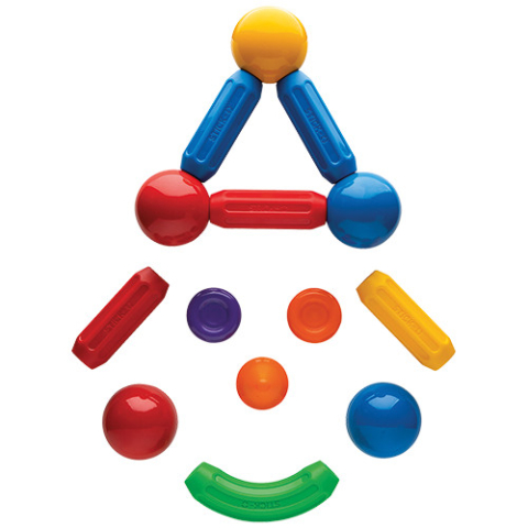 Joc cu magneti Stick-O, Set de baza cu 20 piese, Clicstoys, 2-3 ani + [2]