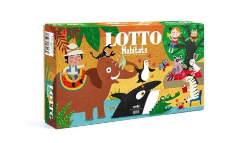 Vârsta - Joc de asociere Londji, Loto habitat, 2-3 ani +