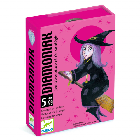 Vârsta - Joc de carti Djeco Diamoniak, 2-3 ani +