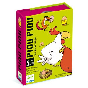 Jucarii copii 6-7 ani - Joc de carti Djeco Piou Piou, 2-3 ani +