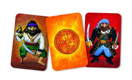 Joc de carti Djeco Piratatak, 2-3 ani + [3]
