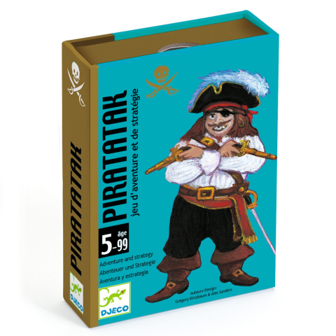 Vârsta - Joc de carti Djeco Piratatak, 2-3 ani +