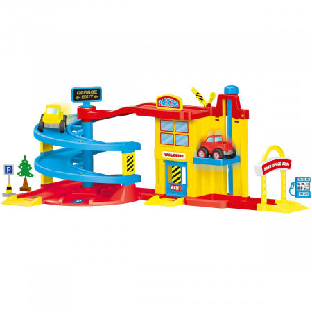 Joc de constructie- Garaj (40 piese), DOLU, 1-2 ani + [1]