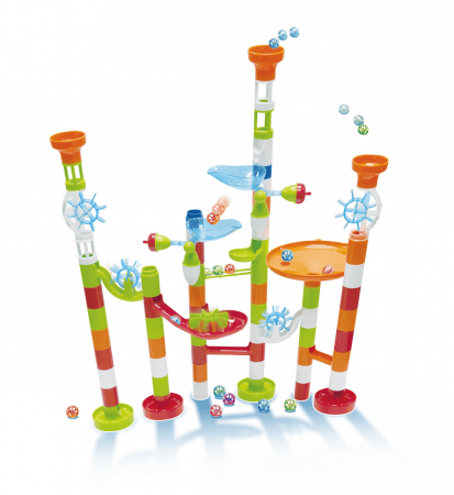 Joc de constructie - labirint cu bile - 80 piese, BUKI France, 4-5 ani + [3]