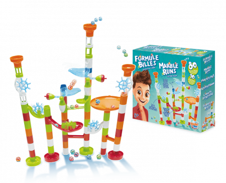 Joc de constructie - labirint cu bile - 80 piese, BUKI France, 4-5 ani + [2]