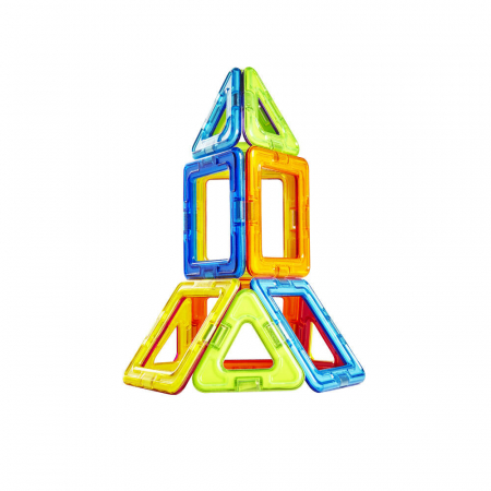 Joc de constructie magnetic - 20 piese, MAGPLAYER, 2-3 ani + [2]