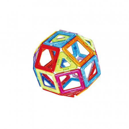 Joc de constructie magnetic - 30 piese, MAGPLAYER, 2-3 ani + [2]
