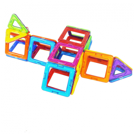 Joc de constructie magnetic - 30 piese, MAGPLAYER, 2-3 ani + [1]