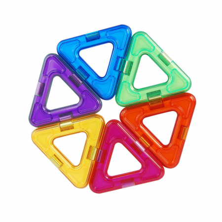 Joc de constructie magnetic - 8 piese, MAGPLAYER, 2-3 ani + [1]