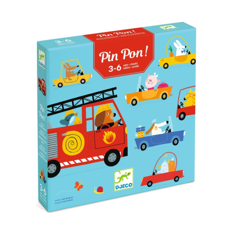 Jocuri de cooperare - Joc de cooperare Djeco, Pin Pon, 2-3 ani +