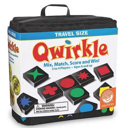 Jocuri de cooperare - Joc de cooperare si strategie Qwirkle Travel, MindWare, +8 ani
