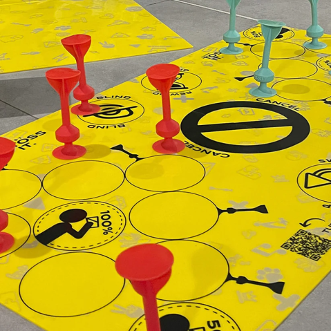 Joc de Darts cu Ventuze, Tossit, set de 7, roz-bleu [9]