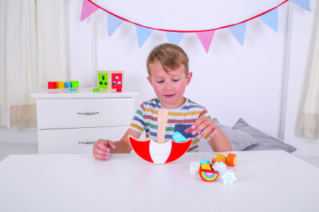 Joc de echilibru - Balanta meteo, BIGJIGS Toys, 2-3 ani + [2]