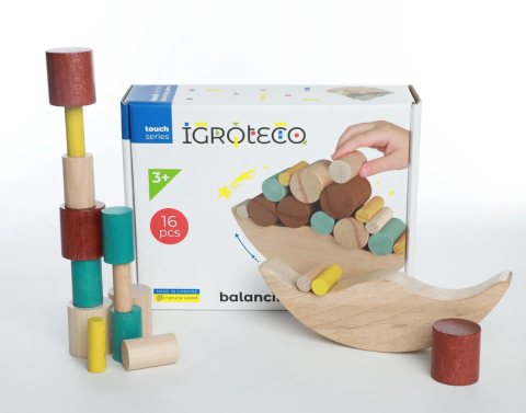 Joc de echilibru din lemn - Luna,  , 16 piese [2]