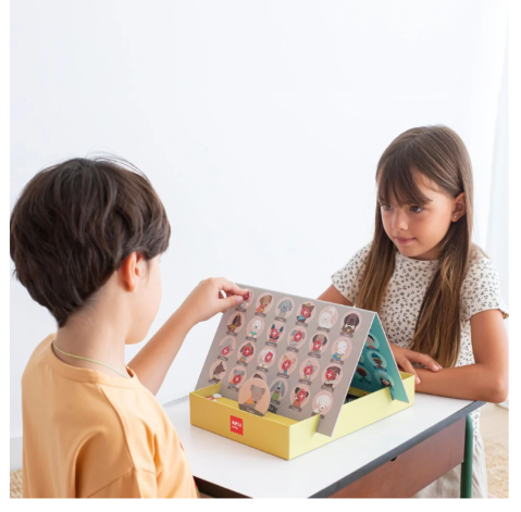 Joc de familie 2 in 1 Cine sunt eu, cu tablă reversibilă , 48 de piese, Apli Kids, +5 ani [1]